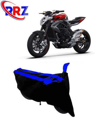 RRZ Waterproof Two Wheeler Cover for MV Agusta(Brutale, Black, Blue)