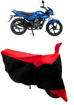 AASHTIK MART Two Wheeler Cover for Bajaj(XCD 125cc, Red)