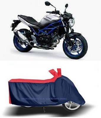 DeepShakshi AUTOMOTIVE Waterproof Two Wheeler Cover for Suzuki(SV 650, Blue)
