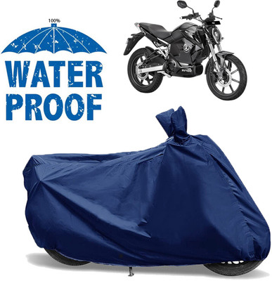 AUTOCAD Waterproof Two Wheeler Cover for Revolt(RV 300, Blue)