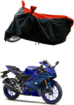 DeepShakshi AUTOMOTIVE Waterproof Two Wheeler Cover for Yamaha(R15, Red)