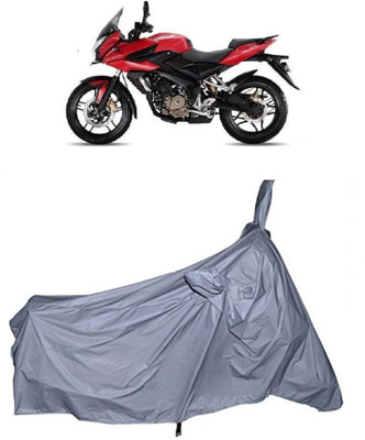 NEXTON Waterproof Two Wheeler Cover for Bajaj(Pulsar AS 150, Silver)