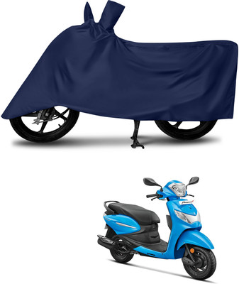 Mdstar Waterproof Two Wheeler Cover for Hero(Pleasure, Blue)