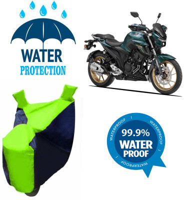 RTS COLLECTIONS Waterproof Two Wheeler Cover for Yamaha(FZ1, Multicolor)