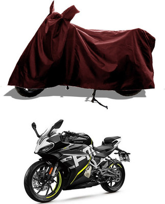 GROFATIK Two Wheeler Cover for CFMoto(250SR, Maroon)