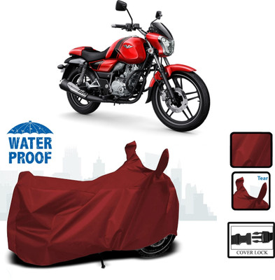 WMIZEXA Waterproof Two Wheeler Cover for Bajaj(Maroon)