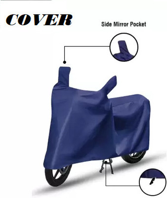 Swarish Two Wheeler Cover for TVS(Scooty Streak, Blue)