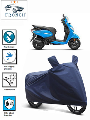 FRONCH Waterproof Two Wheeler Cover for Hero(Pleasure Plus, Blue)