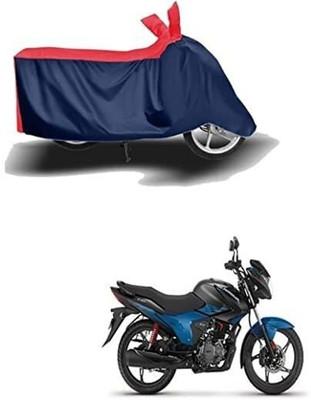 Mdstar Waterproof Two Wheeler Cover for Hero(Glamour, Red, Blue)