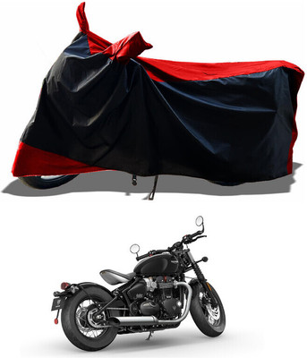 DeepShakshi AUTOMOTIVE Waterproof Two Wheeler Cover for Triumph(Bonneville Bobber, Red)