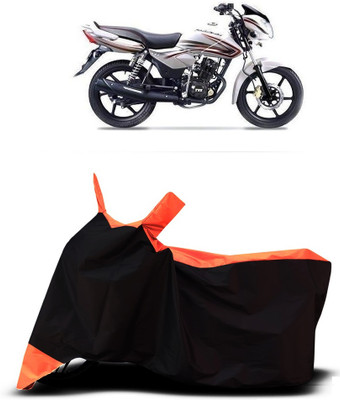 VESMEI Two Wheeler Cover for Vespa(Piaggio Elettrica, Orange)