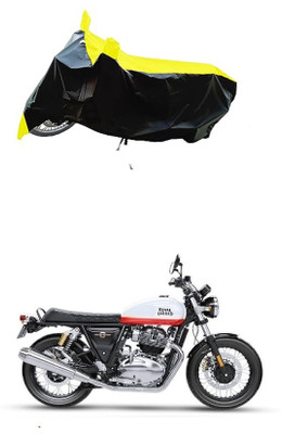 VESMEI Two Wheeler Cover for Royal Enfield(Interceptor 650, Yellow)