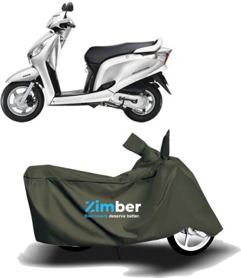 ZIMBER Two Wheeler Cover for Honda(Aviator, Green)