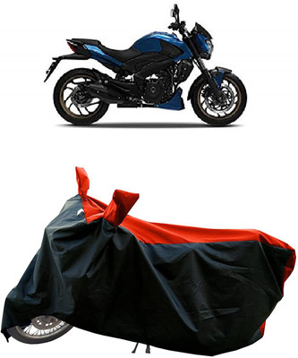 KEDIT Two Wheeler Cover for Bajaj(Dominar 400, Red, Black)
