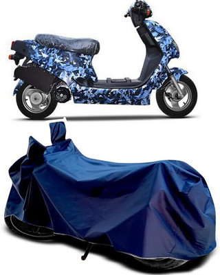 DeepShakshi AUTOMOTIVE Two Wheeler Cover for Hero(Electric AXLHE-20, Blue)