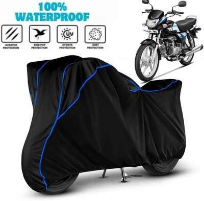 Aanvi Auto Waterproof Two Wheeler Cover for Hero(CD deluxe, Black)