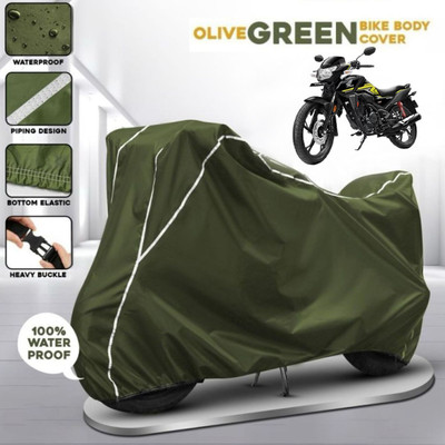 AutoGalaxy Waterproof Two Wheeler Cover for Honda(SP 125, Green)