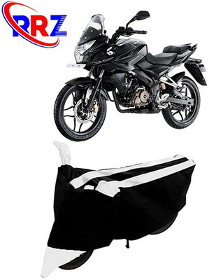 RRZ Waterproof Two Wheeler Cover for Bajaj(Pulsar AS 150, Black, White)