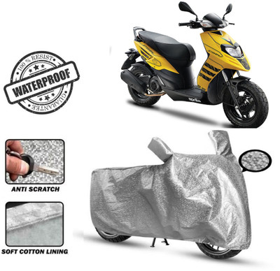 Autoinnovation Waterproof Two Wheeler Cover for Aprilia(Strom ZX, Silver)