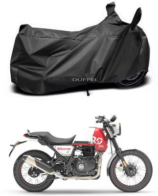 Duffel Two Wheeler Cover for Royal Enfield(Black)