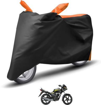 Caronix Waterproof Two Wheeler Cover for TVS(Star City, Orange)