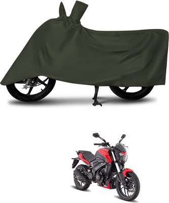 aosis Waterproof Two Wheeler Cover for Bajaj(Dominar 250, Green)