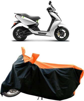 DeepShakshi AUTOMOTIVE Waterproof Two Wheeler Cover for Ather(450 X, Orange)