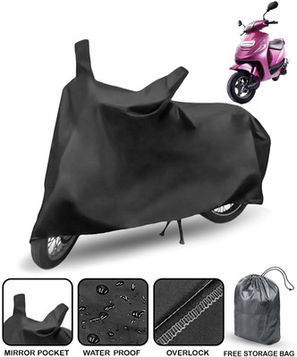 HMS Two Wheeler Cover for Mahindra(Kine, Black)
