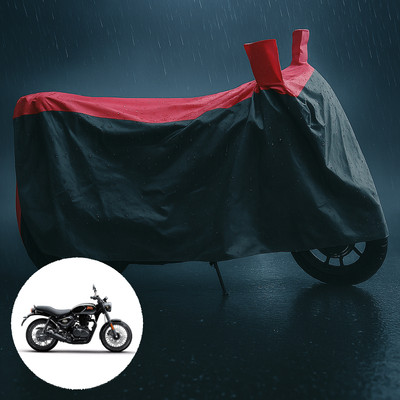 PAGORA Waterproof Two Wheeler Cover for Royal Enfield(Hunter 350, Grey, Red)