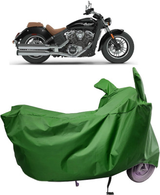 Amexride Two Wheeler Cover for Indian(Scout, Maroon)