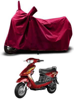 KEDIT Two Wheeler Cover for Indus(Yo Spark, Maroon)