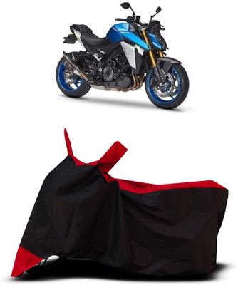 OliverX Waterproof Two Wheeler Cover for Suzuki(GSX S1000F, Red)