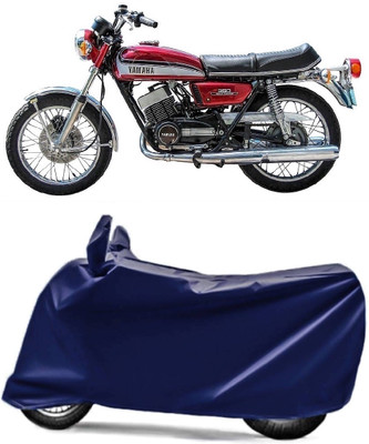 AUCTIMO Two Wheeler Cover for Yamaha(RD 350, Blue)