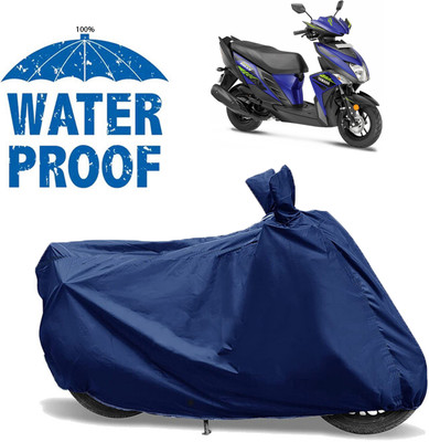 OliverX Waterproof Two Wheeler Cover for Yamaha(Cygnus Ray ZR BS6, Blue)