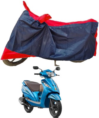 Ascension Two Wheeler Cover for TVS(Wego, Red, Blue)