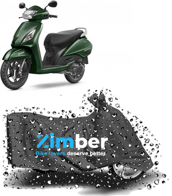 THE REAL ARV Two Wheeler Cover for TVS(Jupiter, Grey)