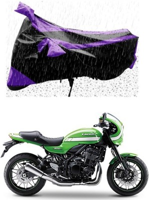 Ascension Two Wheeler Cover for Kawasaki(Z900RS, Purple, Black)