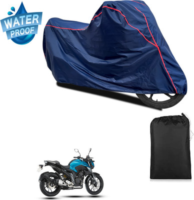 PAGORA Waterproof Two Wheeler Cover for Yamaha(FZ 25 BS6, Blue)