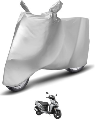 Caronix Waterproof Two Wheeler Cover for Honda(Dio, Silver)