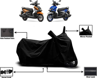 KEDIT Two Wheeler Cover for Yamaha(RayZR 125 Fi, Black)