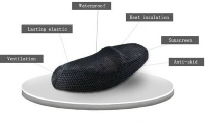 ABSONE New-cool mesh a-132 Single Bike Seat Cover For Yamaha FZ16