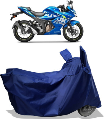 Amexride Two Wheeler Cover for Suzuki(Gixxer SF 250, Blue)