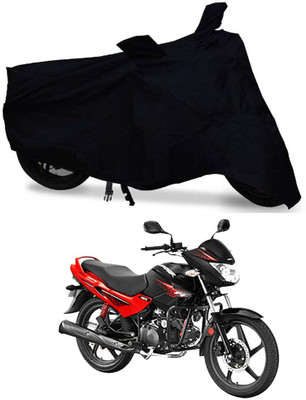 HYBRIDS COLLECTION Two Wheeler Cover for Hero(Glamour FI, Black)