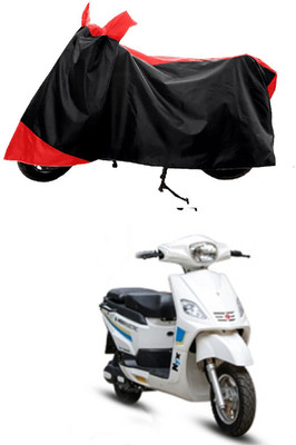 GROFATIK Two Wheeler Cover for Hero(Electric Wave Dx, Red)