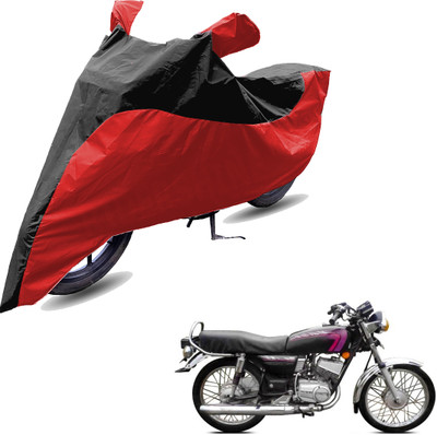 RiderShine Two Wheeler Cover for Yamaha(RXG, Red, Black)