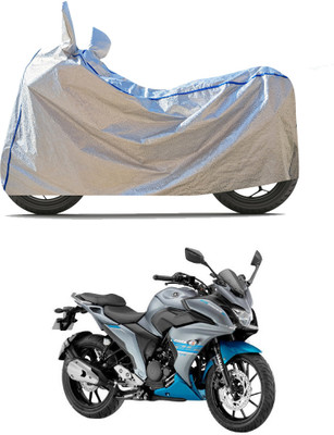 CODOKI Waterproof Two Wheeler Cover for Yamaha(Fazer 25 BS6, Silver)
