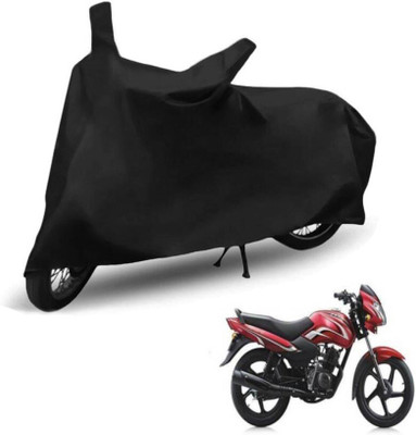 Mdstar Two Wheeler Cover for Hero, Honda, TVS, Yamaha, Hero Electric, Universal For Bike(Sport, Black)
