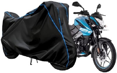 Kishori Enterprises Waterproof Two Wheeler Cover for Bajaj(Pulsar 125, Black)