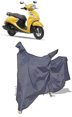 Amexride Two Wheeler Cover for Yamaha(Fascino BS6, Grey)