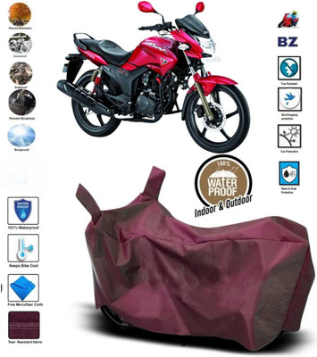 AutoGalaxy Waterproof Two Wheeler Cover for Hero(Hunk, Maroon)